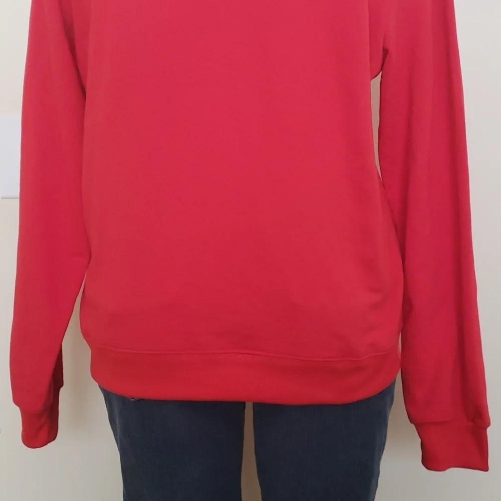 Red Ghost Print Crewneck Sweater - Picture 12 of 13